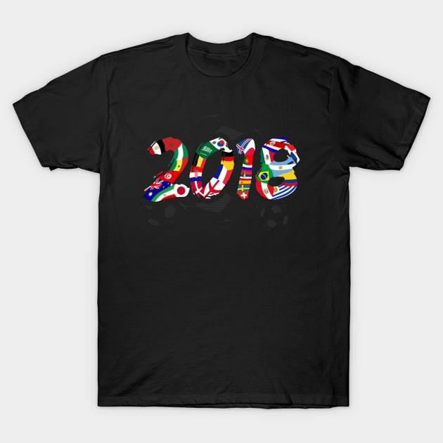 2018 World Cup - 32 Teams T-Shirt by hybridgothica